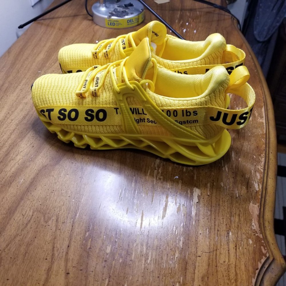 Yellow shoes ,fitness, stylish and affordable